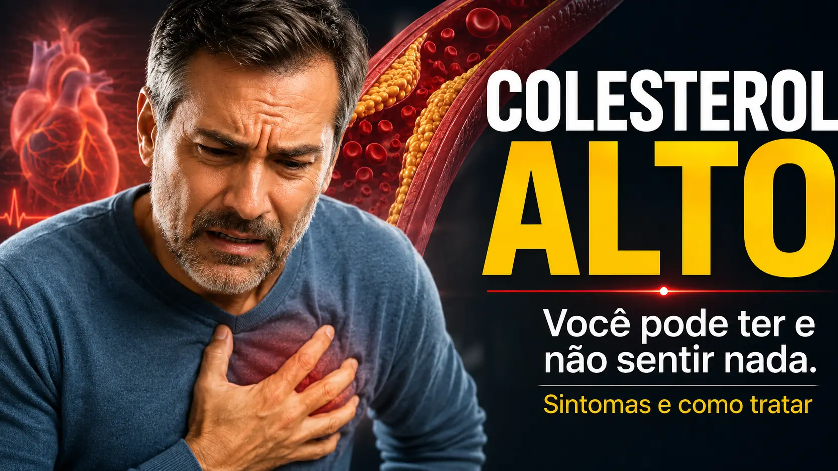 Colesterol alto: sintomas e tratamento